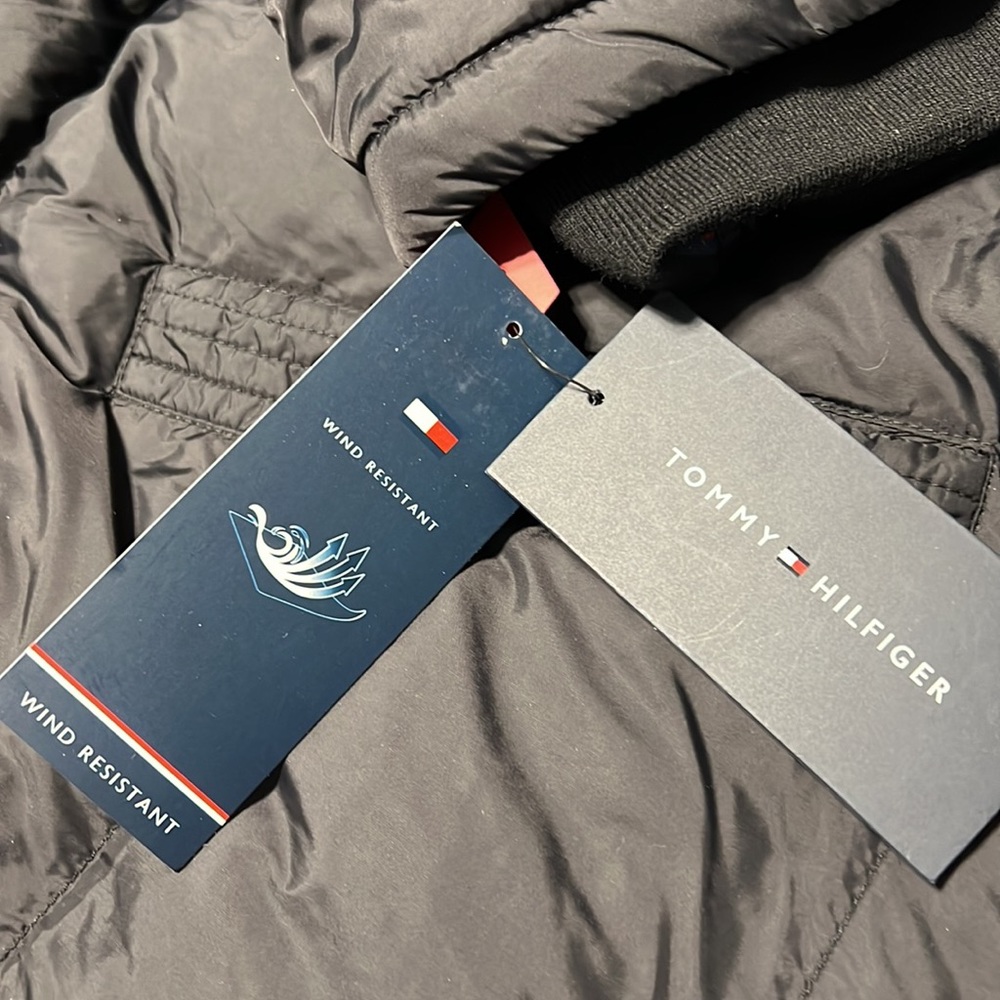 ❗️FINAL❗️ 🆕 TOMMY HILFIGER Quilted Hooded Puffer Jacket - Picture 6 of 6
